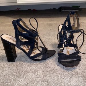 Sam Edelman laced up black heels
